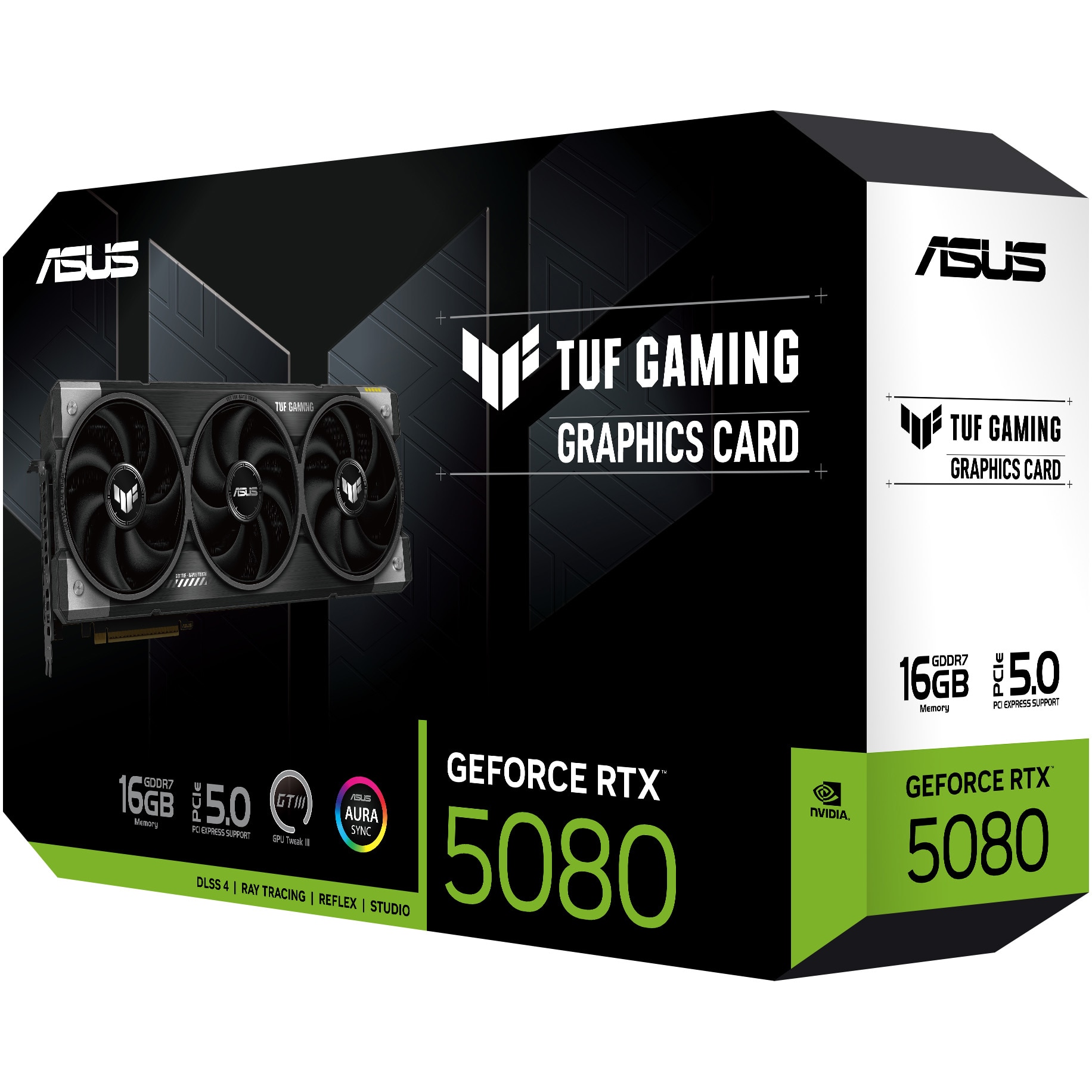 Placa video ASUS TUF Gaming GeForce RTX™ 5080, 16GB GDDR7, 256-bit
