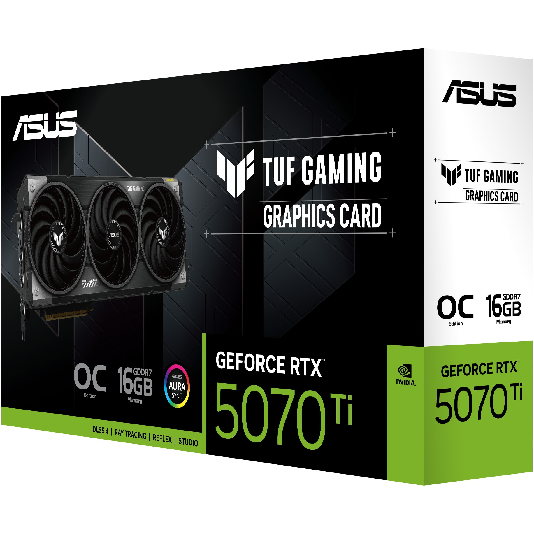 新品未開封ASUS TUF Gaming GeForce RTX 5070 Ti ASUS TUF Gaming GeForce RTX™ 5070 Ti 16GB GDDR7 OC Edition
