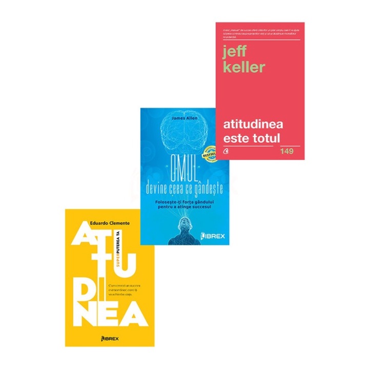 Pachet Atitudinea. Set 3 carti