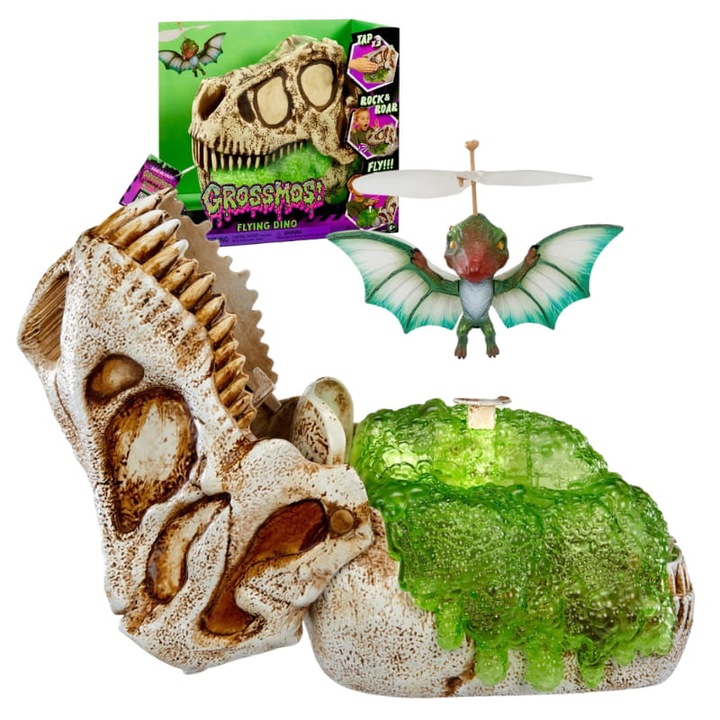 Летящ динозавър, MGA, Grossmos!, Интерактивен, зелен