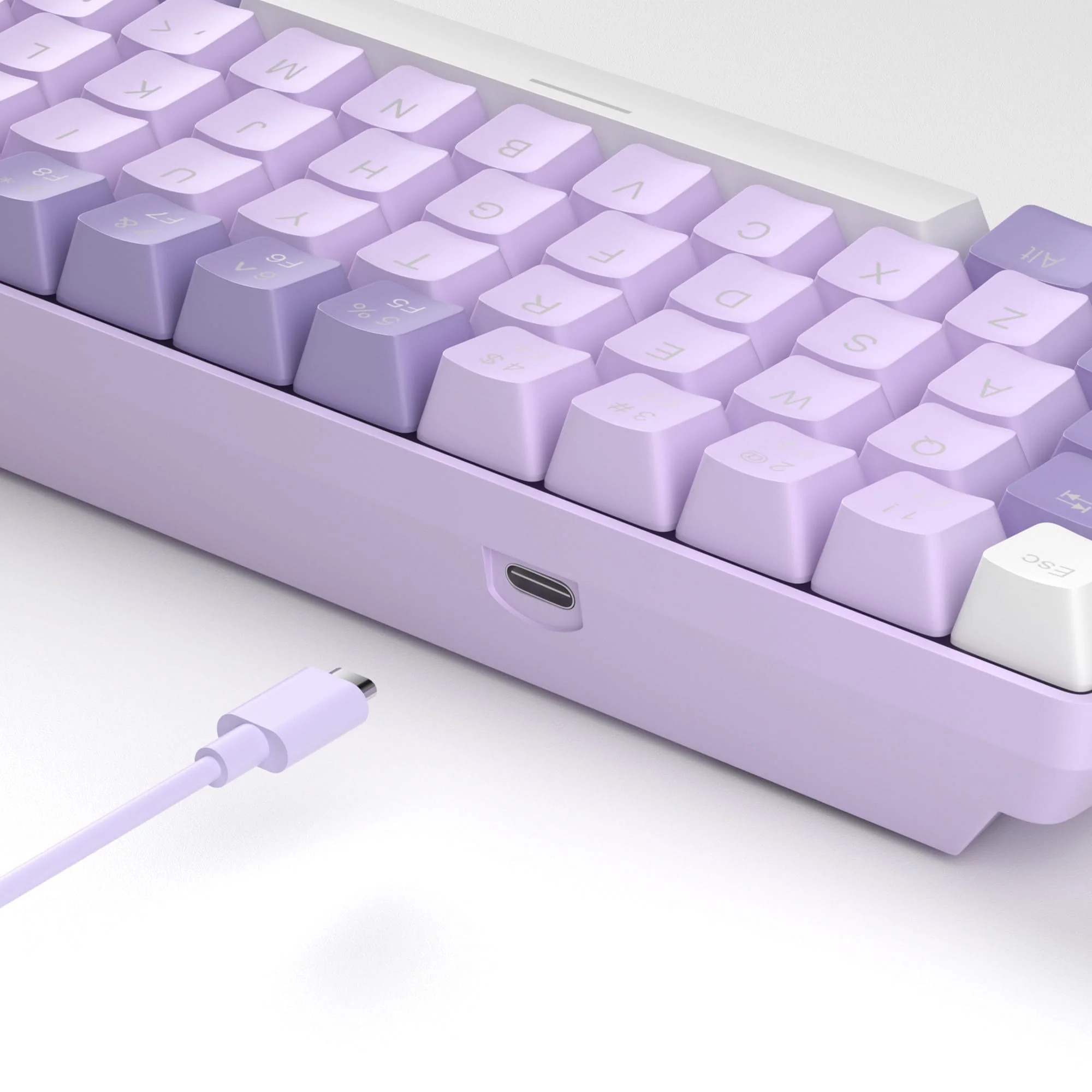 Tastatura Mecanica Gaming Timebox, 60%, iluminare RGB, 68 taste