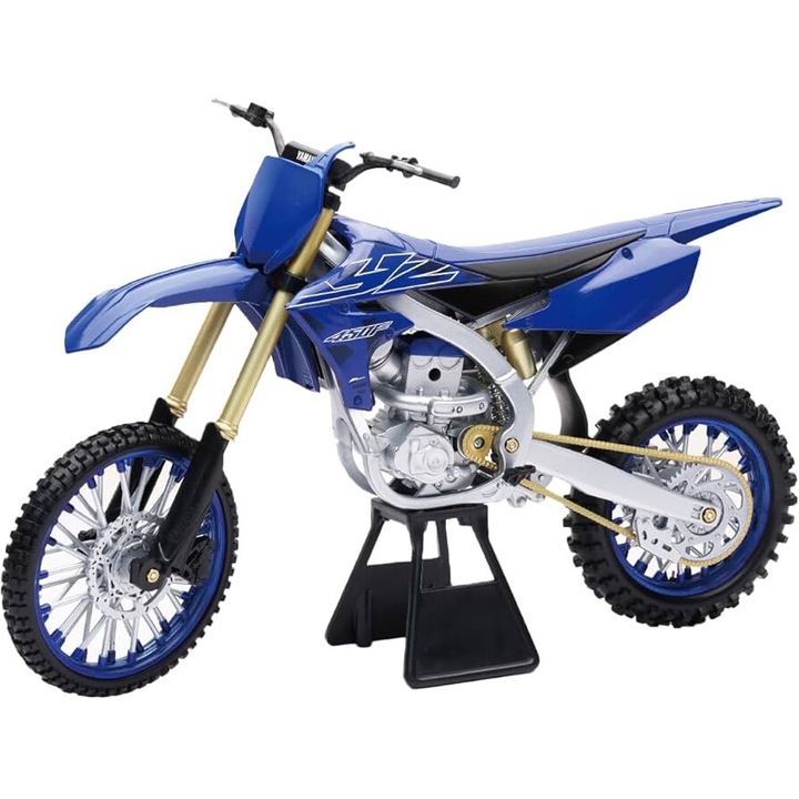 Macheta Motocicleta Yamaha YZ450F albastra - 1/6 NewRay