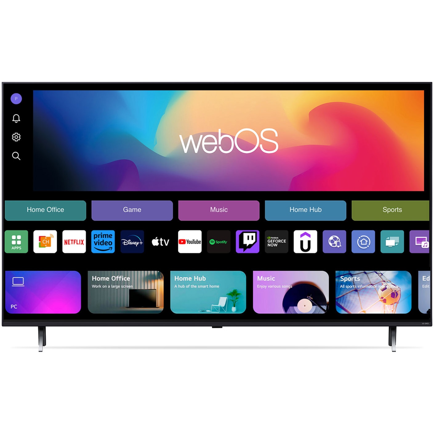 Televizor LG QNED 75QNED80T6A, 189 cm, Smart, 4K Ultra HD, Clasa E