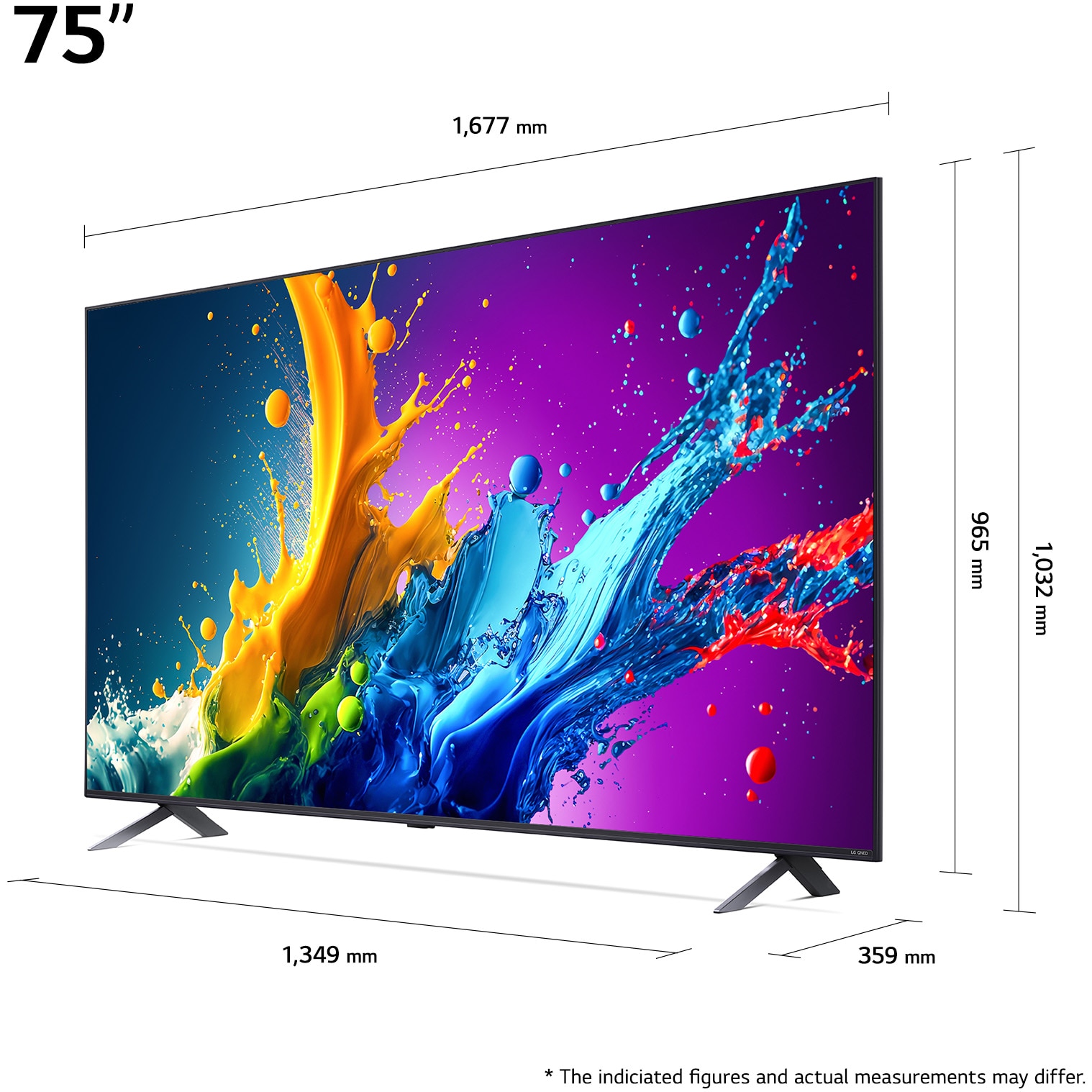 Televizor LG QNED 75QNED80T6A, 189 cm, Smart, 4K Ultra HD, Clasa E