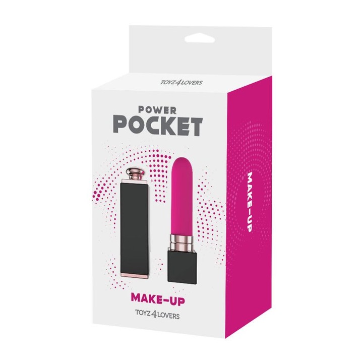 Розов стимулатор, Toyz4Lovers, ABS, силикон, 10x3 см