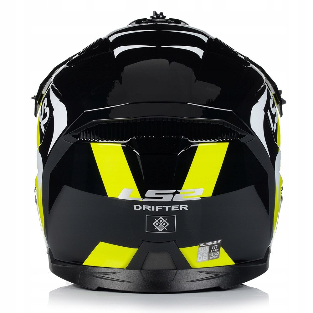 Casca Moto, LS2 OF606 Drifter Triality, Galben/Negru, Protectie UV