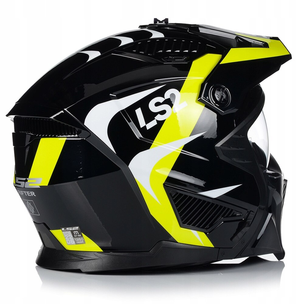Casca Moto, LS2 OF606 Drifter Triality, Galben/Negru, Protectie UV