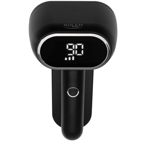 Aparat curatat scame ADLER cu display LCD, 3 viteze, negru, 20x12,5x10cm