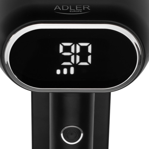 Aparat curatat scame ADLER cu display LCD, 3 viteze, negru, 20x12,5x10cm
