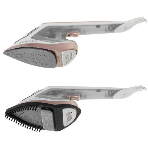 Fier de calcat vertical 2in1 ADLER, alb/auriu, 1800W, 36.2x9.7x18cm