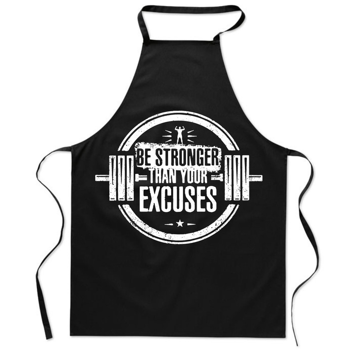 Sort bucatarie si gratar, PoStar, cu imprimeu, 70x90cm