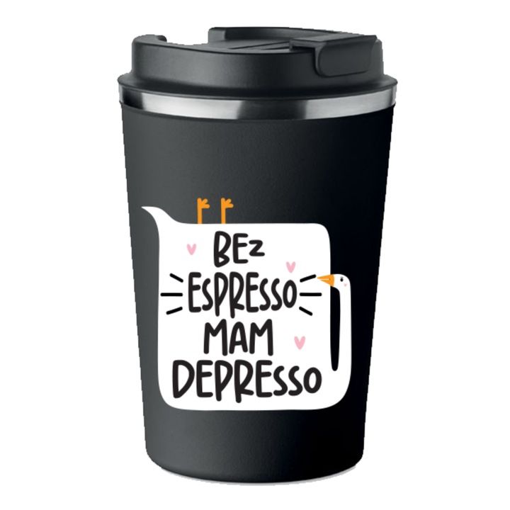 Cana termica PoStar ESPRESSO DEPRESSO 350ml, design original