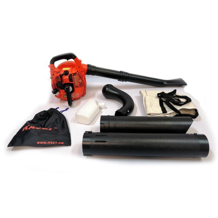 Suflanta de frunze Kasei EBV260 BL3000K, cu tocator 2in1, 25.4cm3, 480m3/h, 40l, 5.2kg