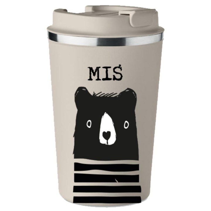 Термо чаша PoStar, 350 мл, с щампа