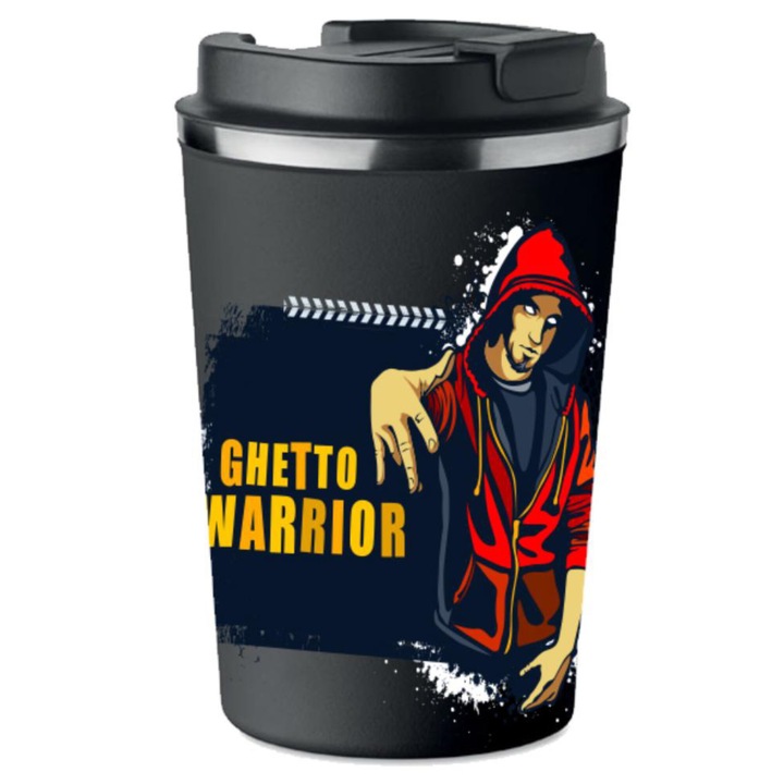 Cana termica PoStar GHETTO WARRIOR 350ml