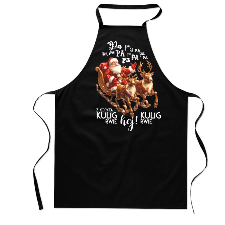 Sort de bucatarie PoStar, imprimeu festiv, 70x85cm