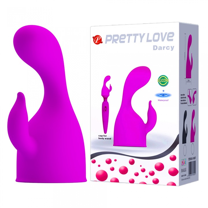 Вибратор Pretty Love, модел Darcy, силиконов, стимулация на G-точка, лилав