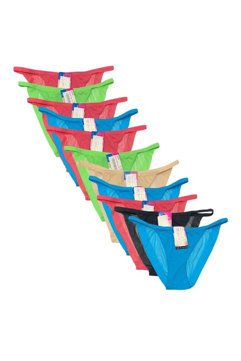 Set Bikini dama, JUP, Bumbac, Multicolor, S/M