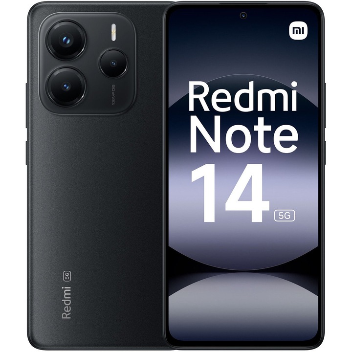 Смартфон Xiaomi Redmi Note 14 5G, 6GB, 128GB, Midnight Black