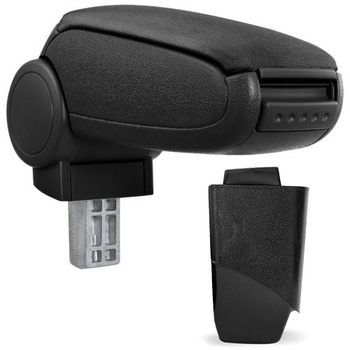 Cotiera Peugeot 206 ( 08.1998 - ) marca aVr - negru textil Cotiera Peugeot 206 ( 08.1998 - ) marca aVr - negru textil