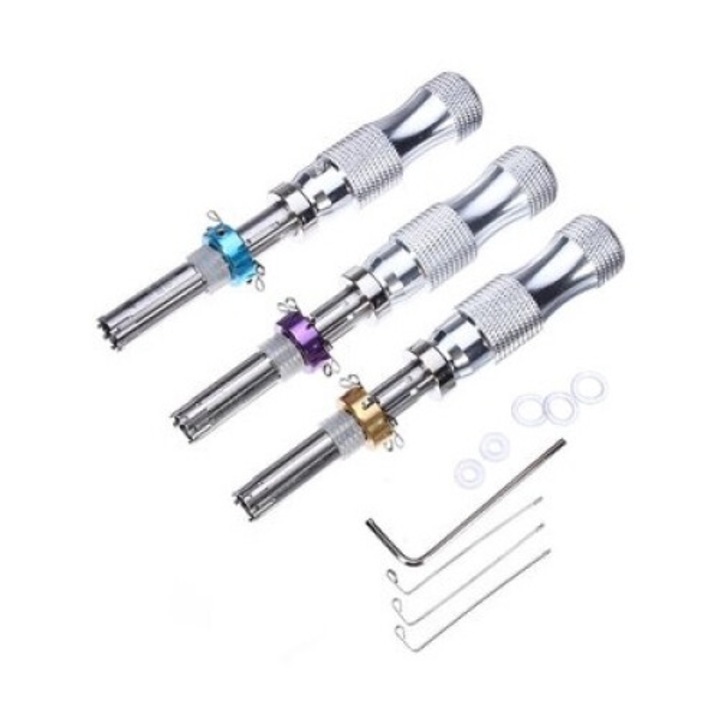 Unelte de deschidere a blocarii cilindrice, set de 3, multicolore