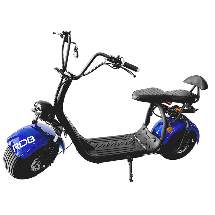 Scuter Electric RDB CC10, fara permis, 1500W, 25km/h, albastru