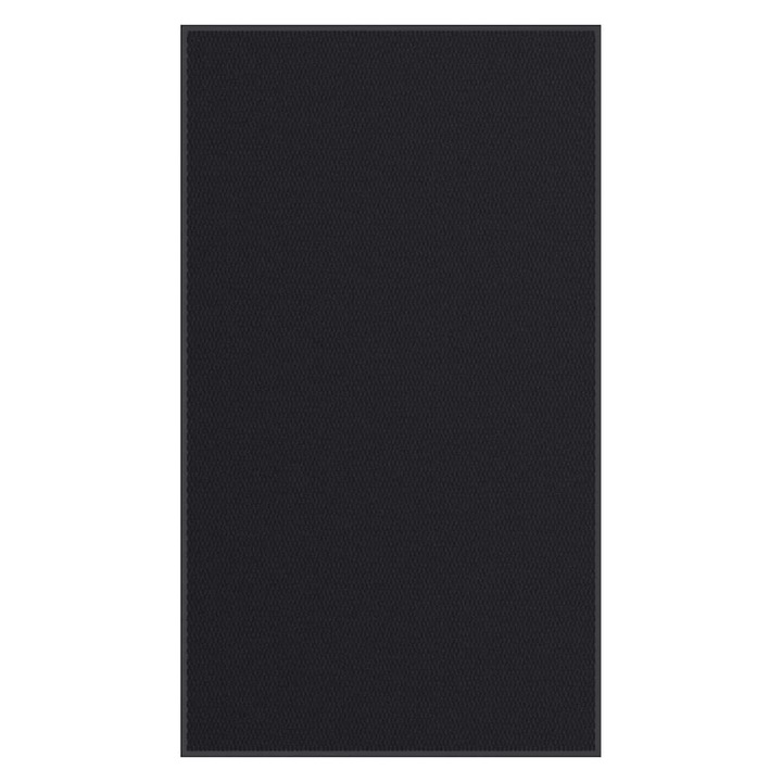 VidaXL lábtörlő fekete 115x200 cm 4105564