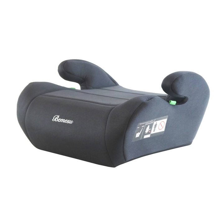 Inaltator auto pentru copii, universal standard i-Size R129, Negru, 125-150 cm, Yalion