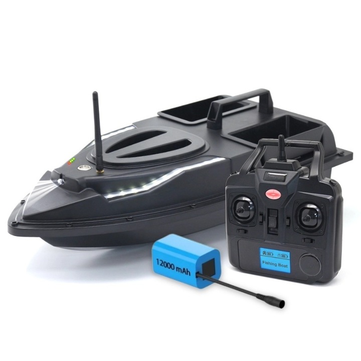 Barca Nadit si Momit iUni V700, 2 cuve, 1.5kg, 500m, 12000mAh, 5.4km/h
