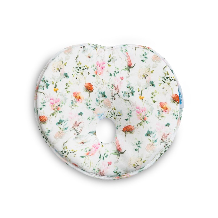 SENSILLO Perna Pentru Copii Anti Perna Cap Plat cu Gaura nou-nascuti Baby Flori