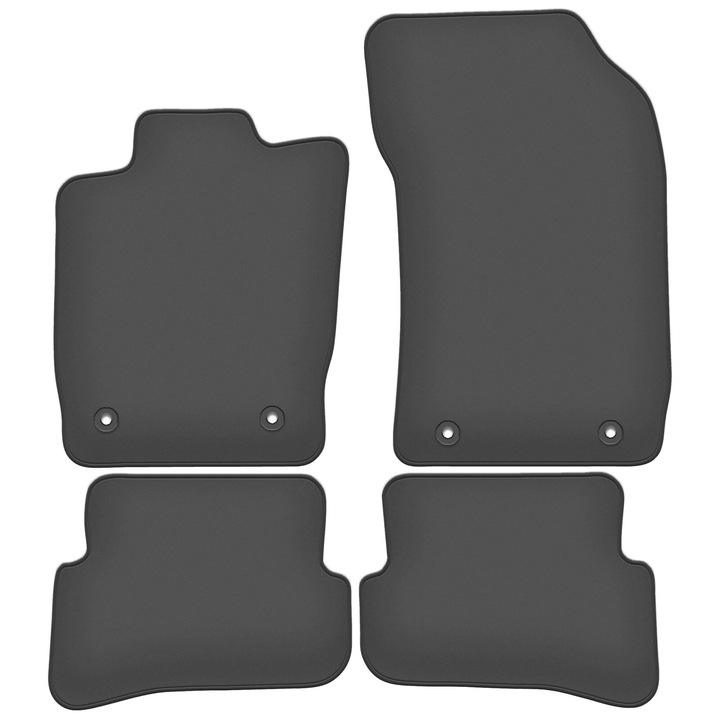 Set Premium covorase auto, 4 bucati, presuri auto, pentru: Audi A1 8X (2010-) hatchback grafit, Wielganizator