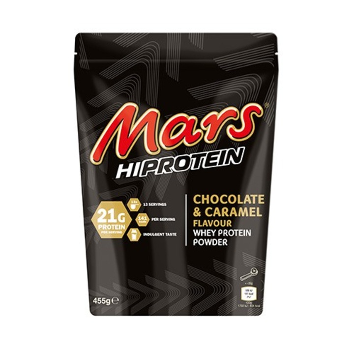 Mars Protein Mars Hi Protein - Суроватъчен Протеин Шоколад с карамел 0.455kg
