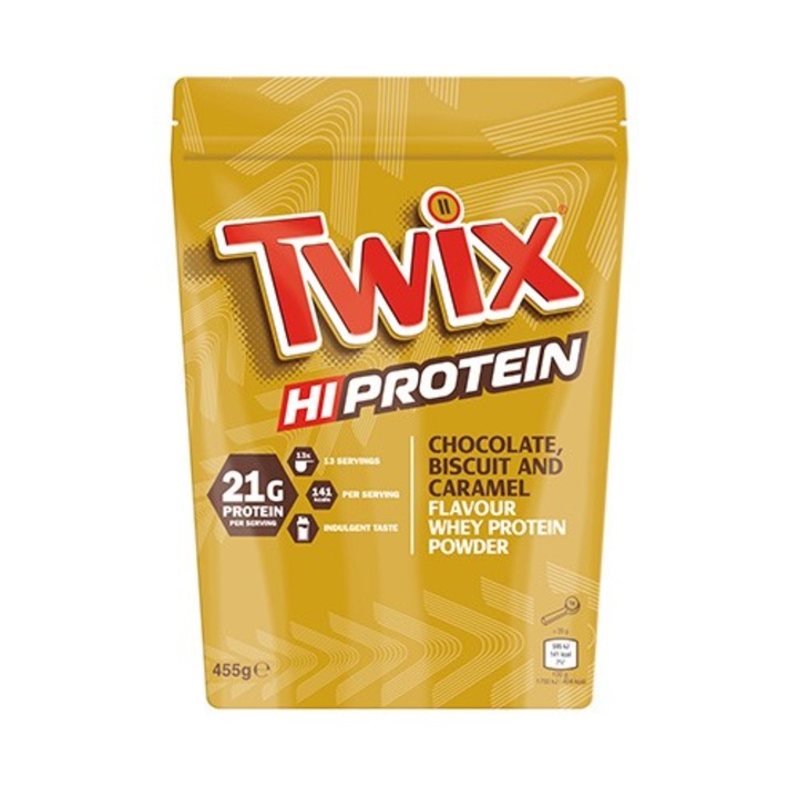 Mars Protein Twix Hi Protein - Whey Protein 0,455 kg fehér csokoládé mogyoróval