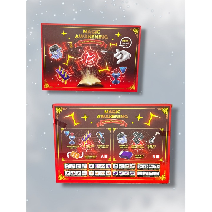 Set de Magie pentru Copii, Trucuri Magice- Open Magical World, 35.5 x 24.5 x 6 cm