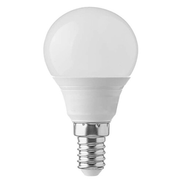 LED крушка P45 E14 6.5W 4000K неутрално бяла, чип Samsung V-tac