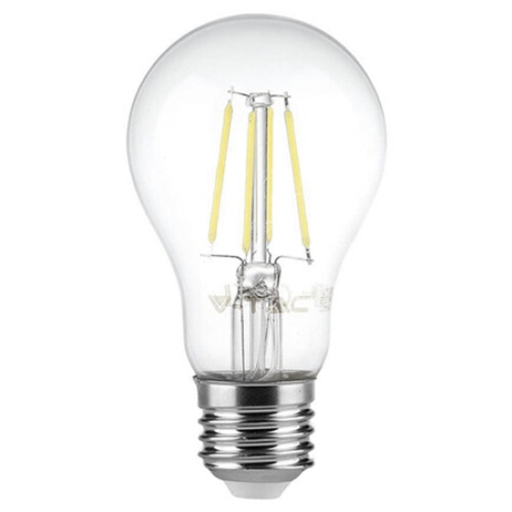 Bec led a67 e27 10w cu filament 6500k V-tac