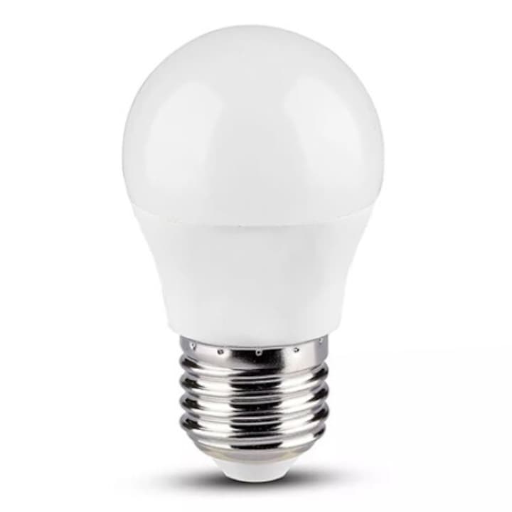 Смарт LED крушка E27 G45 4.5W RGB топло и студено бяло V-tac