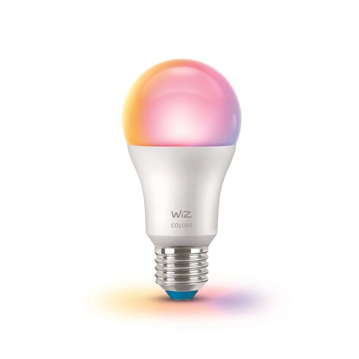 Смарт LED крушка Wiz Connected Colours, RGB, 8.5W (60W), A60, E27, 806 lm