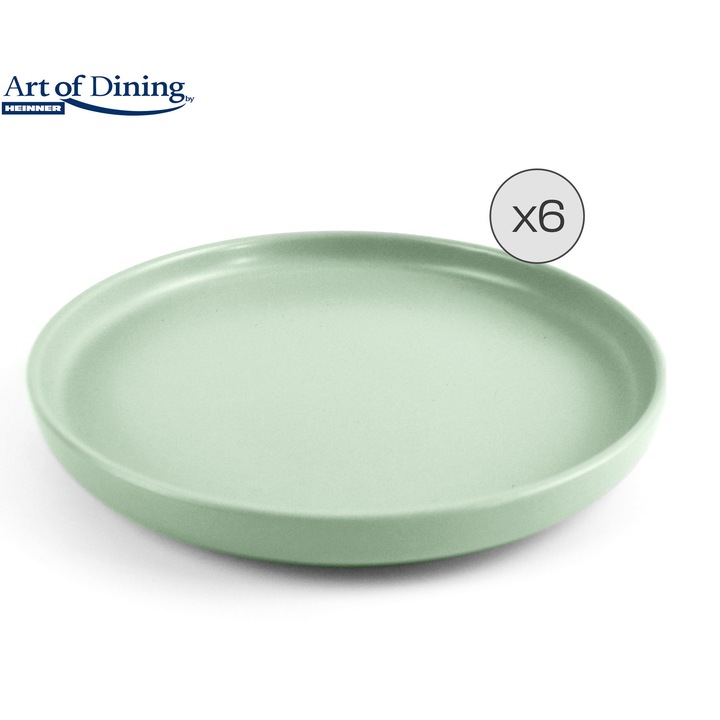 Set 6 farfurii intinse Art of Dining by Heinner Yvonne, ceramica, 27 cm