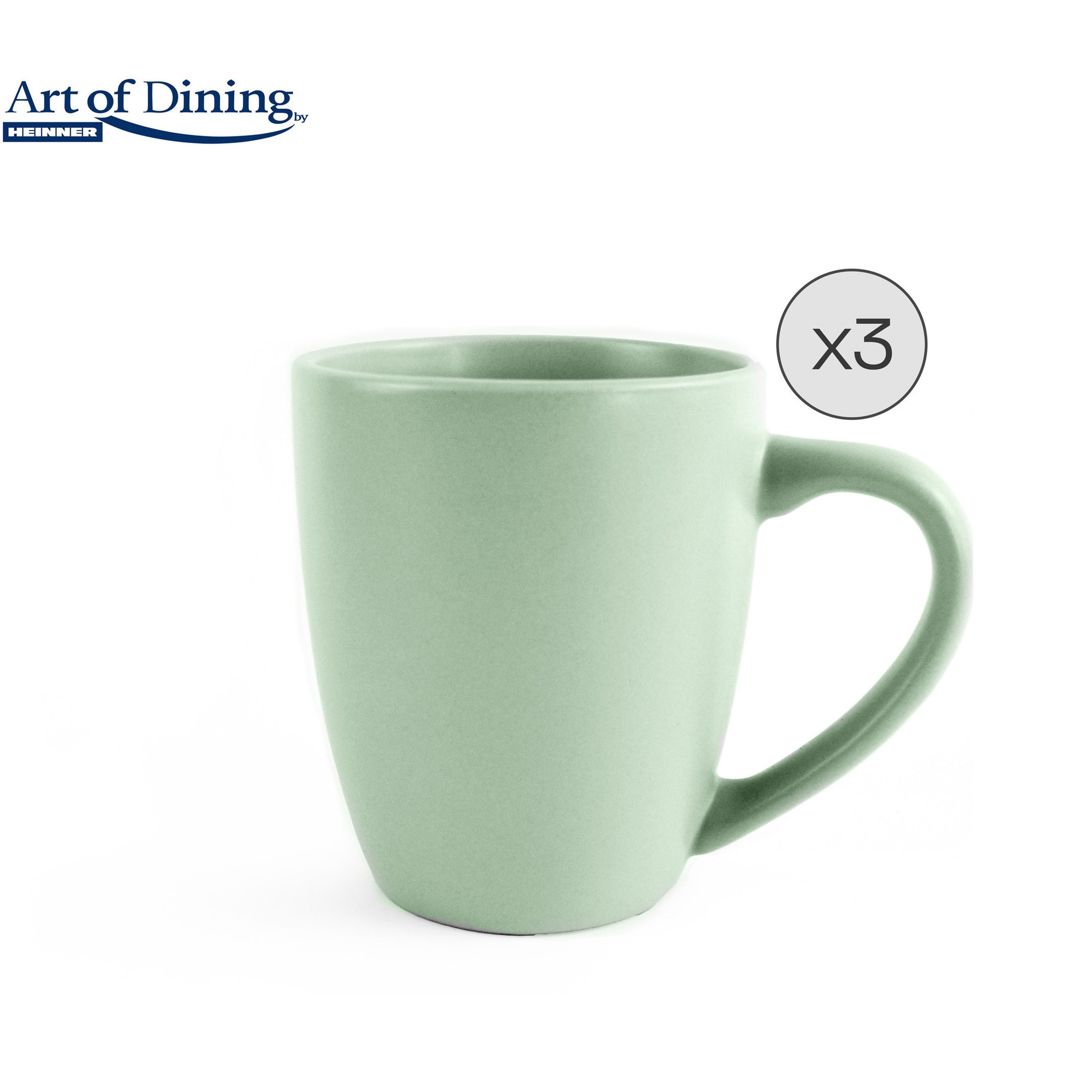 Set 3 cani Art of Dining by Heinner Yvonne, ceramica, 354 ml