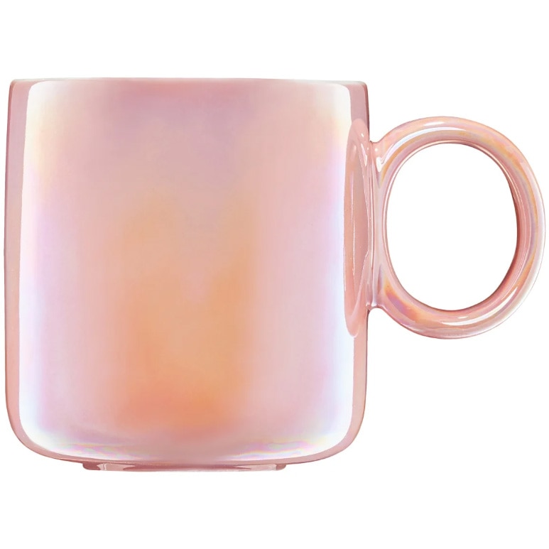 Set 4 cani Ambition Pearl, portelan, 380 ml, roz