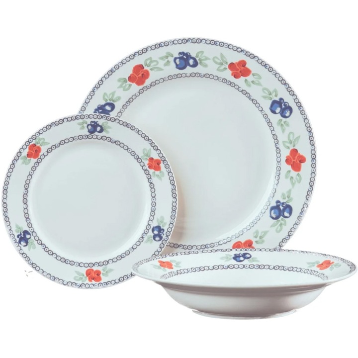 Serviciu de masa Ambition Kalina, portelan, 18 piese