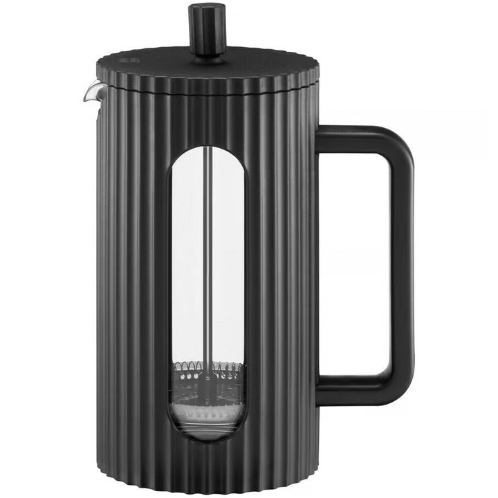 Ambition Curly tea/kávé befőttes, 1 l, fekete