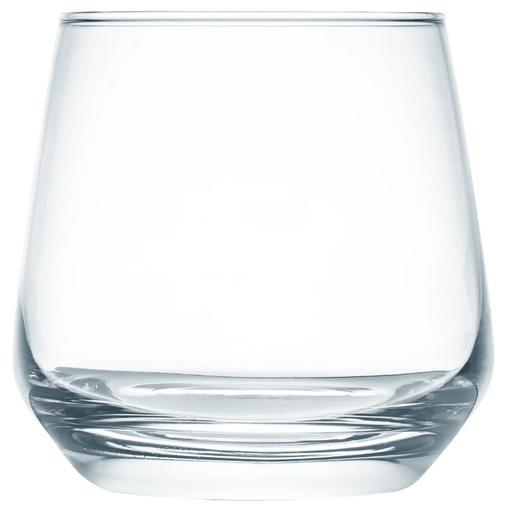 Комплект 6 чаши за уиски Ambition Sparkle, Стъкло, 345 мл