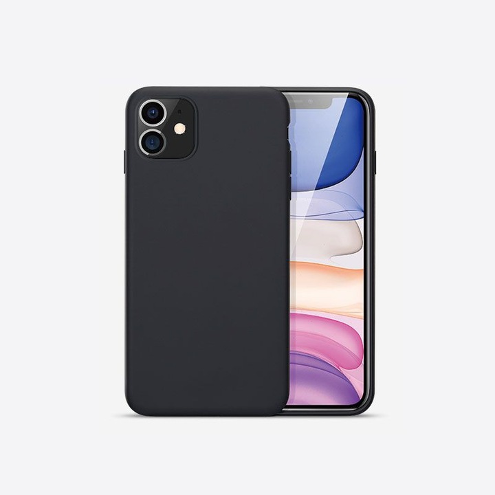 IPhone 11 kompatibilis FEKETE szilikon telefontok