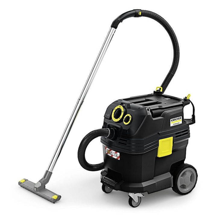 Прахосмукачка Karcher NT 30/1 Tact Te L Anniversary Edition, Захранващо напрежение 230 V, Дебит на въздуха 74 л/сек, Вакуум 273 mbar, Обем на контейнера 30 л, Номинална входна мощност 1380 W