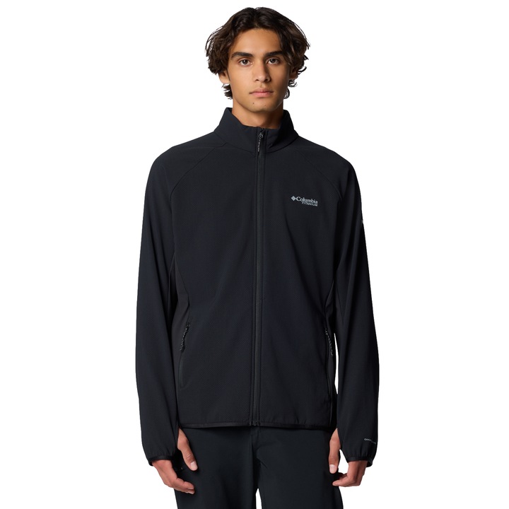 Jacheta sport barbati, Columbia Spectre Ridge Tech Fleece FZ II 2097513, Negru