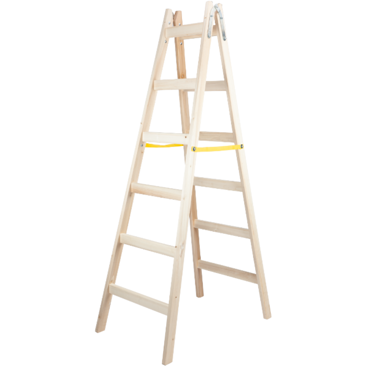 Scara Lemn Dubla / N[trepte]: 3, Ht[cm]: 96.5