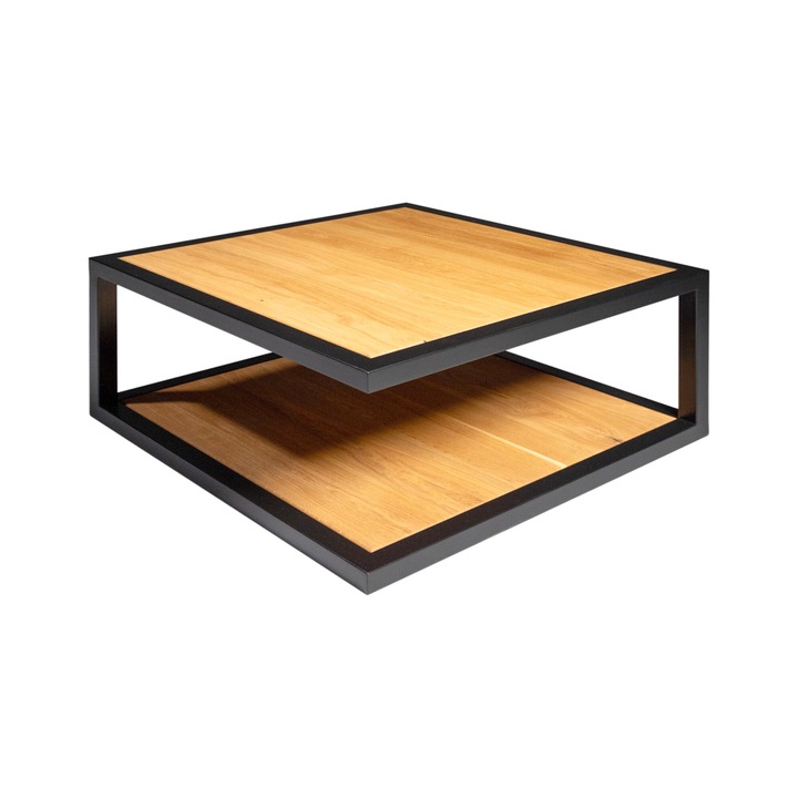 Холна маса OakAura WoodbyChoice 80x80x40 см