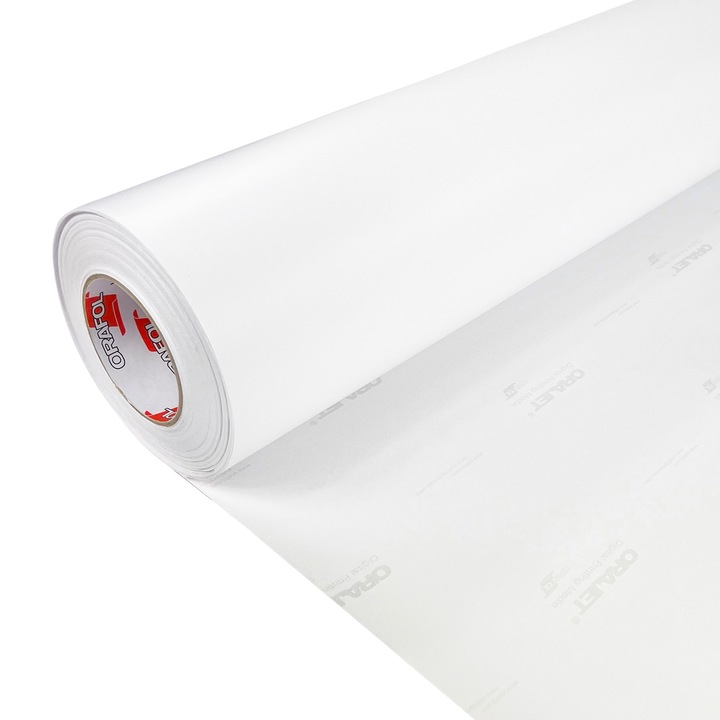 Folie autoadeziva mobila furnir, 76 x 50 cm, DecoMeister®, Model Alb Mat, F081-076-0050